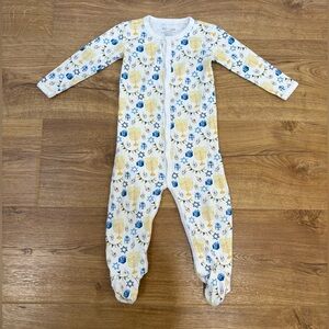 Hart + Land Hanukkah Snap Onesie Pajamas